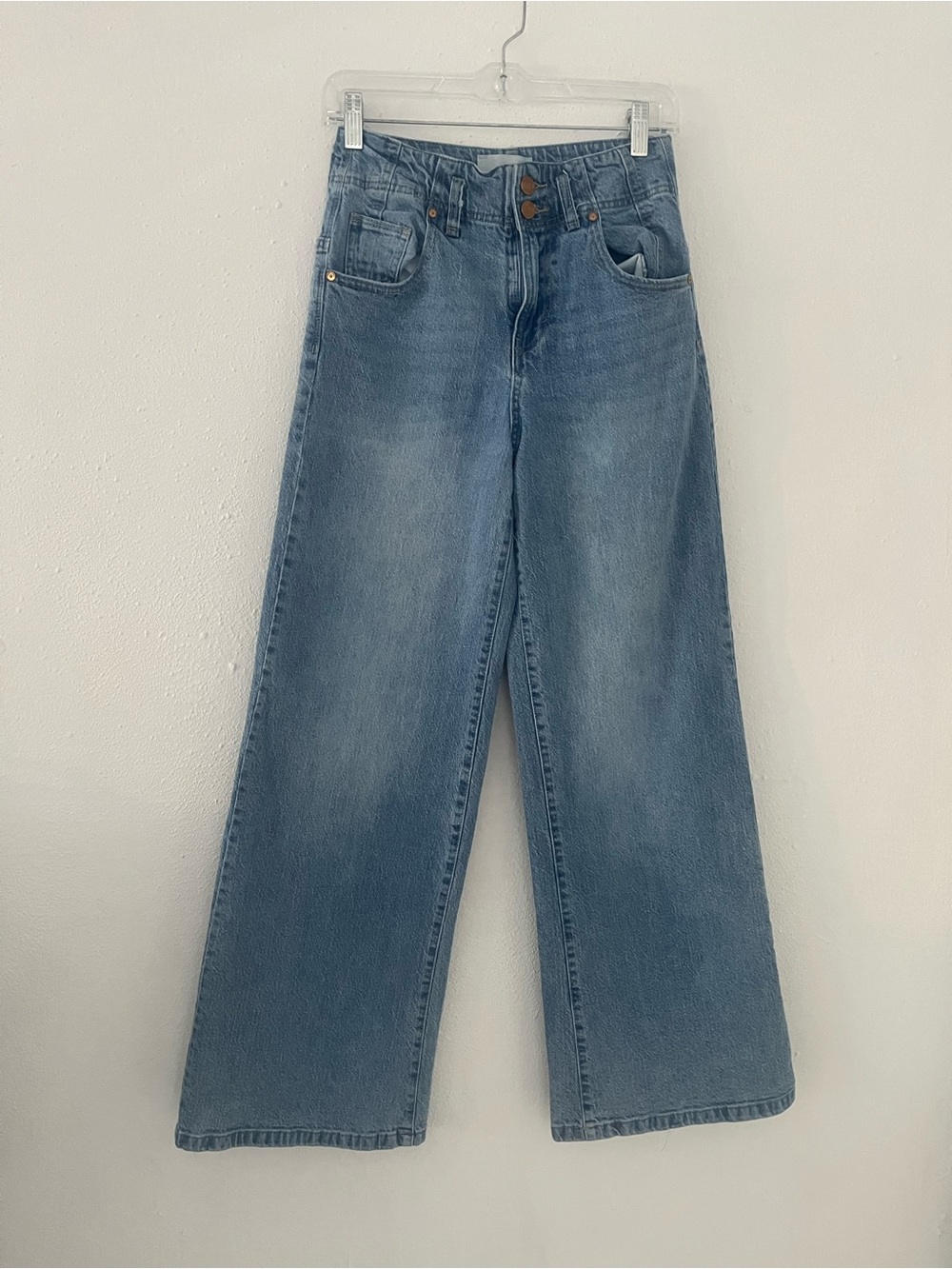 Habitual Wide-Leg Jeans in Light Blue Denim